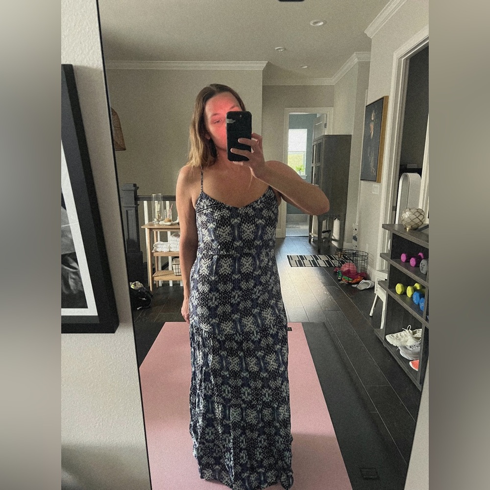 Aqua Maxi Dress from Bloomingdale's - blue snake